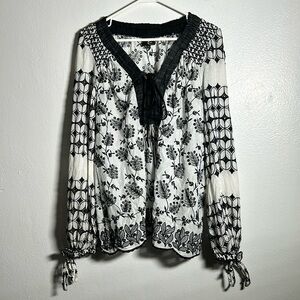 Roberto Cavalli embroidered blouse